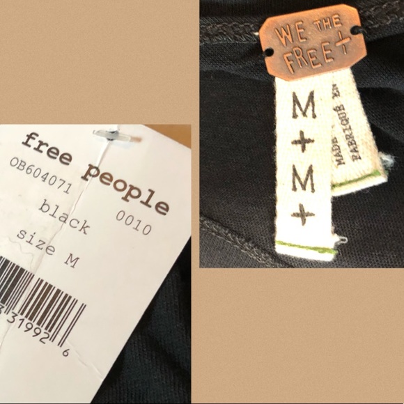 🆕 Free People Taurus Cold Shoulder Tee - Picture 6 of 6